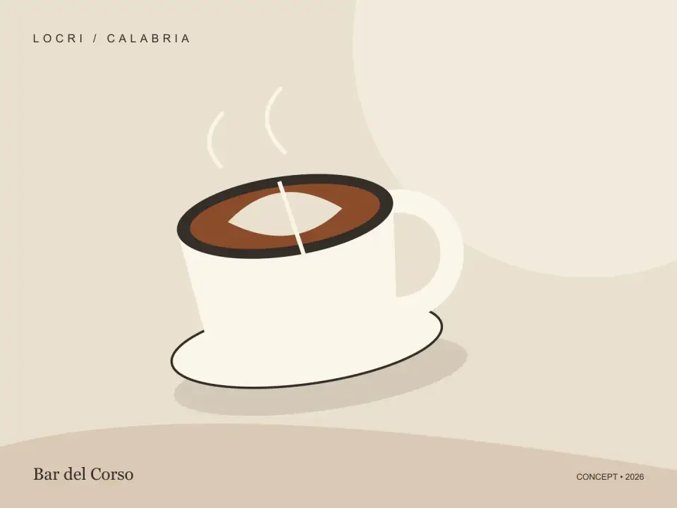 Illustrazione originale per la demo di Bar del Corso